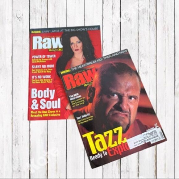 WWF WWE RAW Magazine AUGUST 2000 TAZZ March 2000 Body & Soul + Diva Posters - Picture 10 of 10